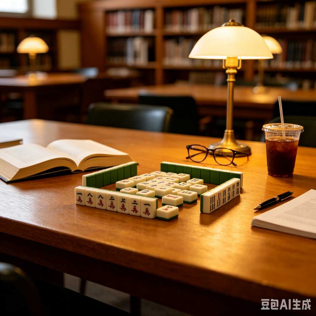 antique style mahjong set