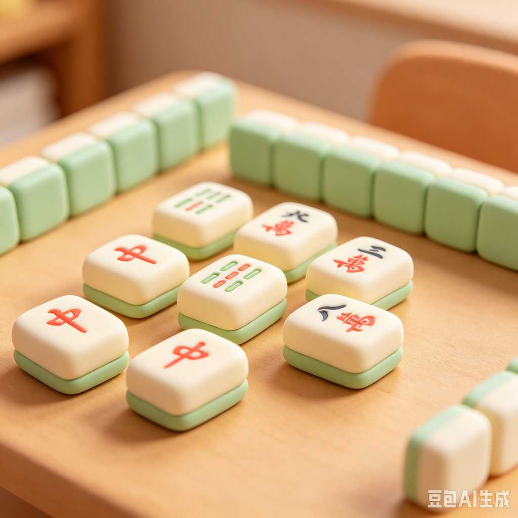 classic text mahjong set